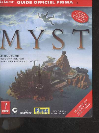 Myst, le guide de jeu - guide officiel prima - seul guide recommande par les createurs du jeu