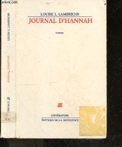 Journal d'Hannah - roman