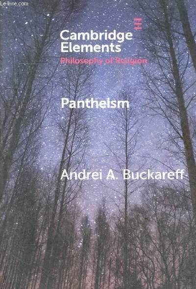 Pantheism - Cambridge Elements.