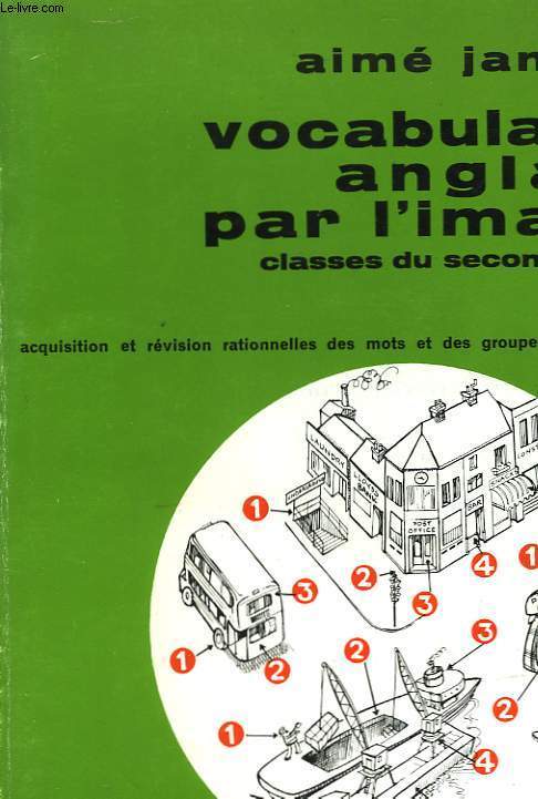 VOCABULAIRE ANGLAIS PAR L'IMAGE - CLASSES DE 4, 3, 2 ET 1