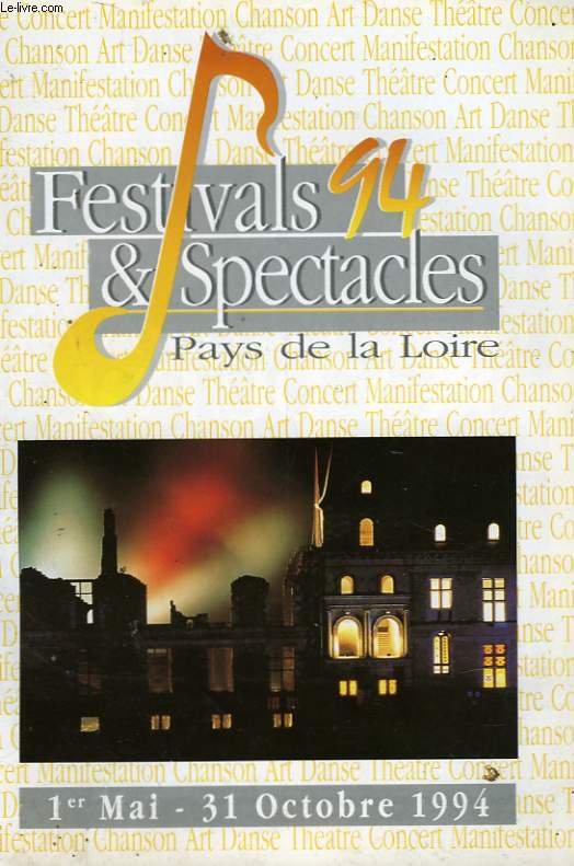 FESTIVALS ET SPECTACLES PAYS DE LA LOIRE 1994