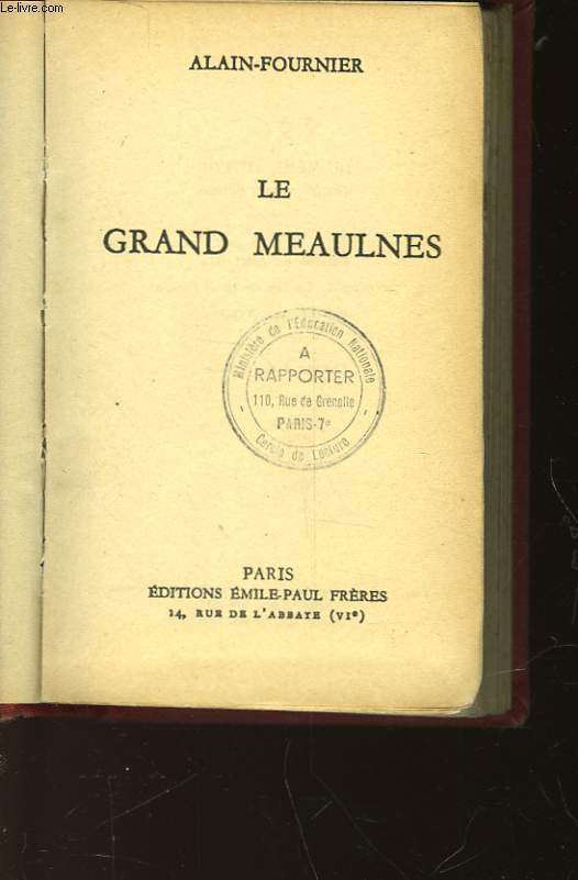 LE GRAND MEAULINES