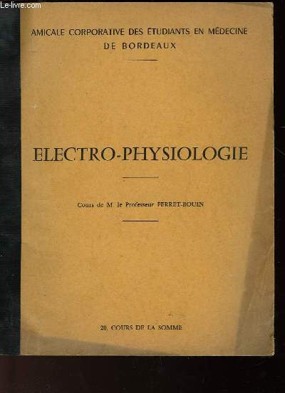 ELECTRO-PHYSIOLOGIE