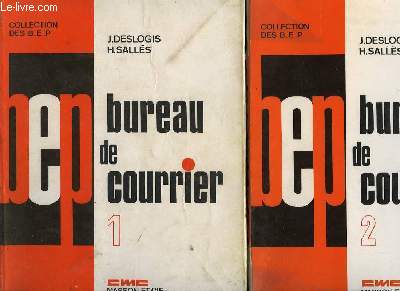 BUREAU DE COURRIER - B. E. P. STENODACTYLOGRAPHE-CORRESPONDANCIER - 2 TOMES