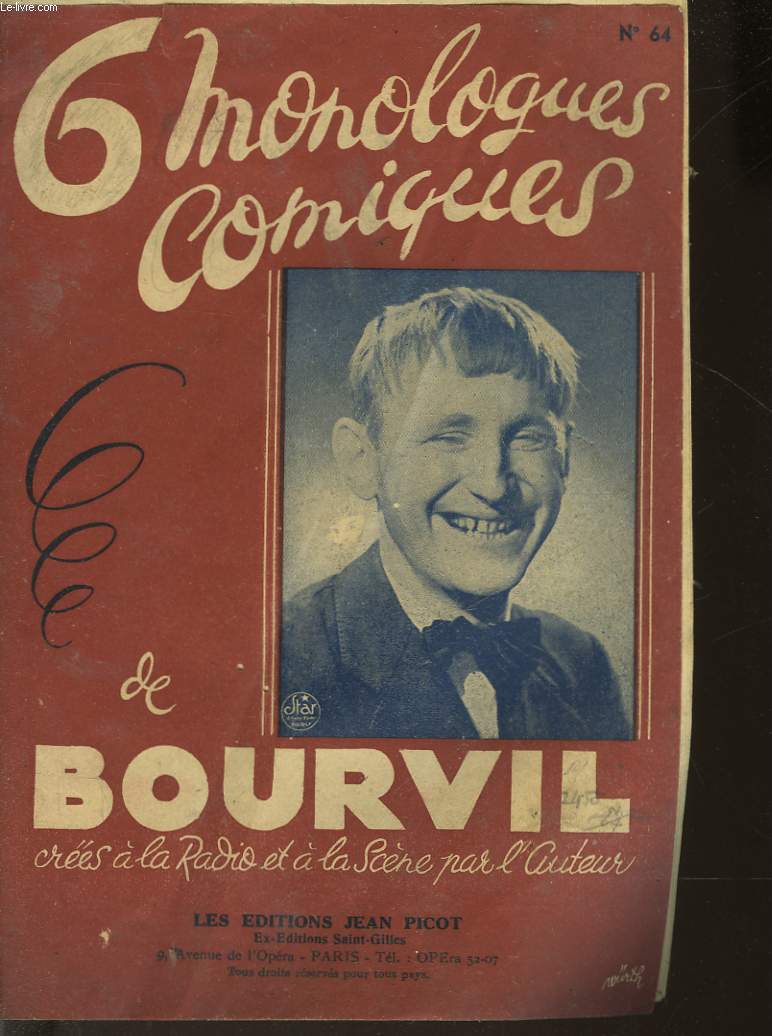 6 HOMOLOGUES COMIQUES DE BOURVIL - N64