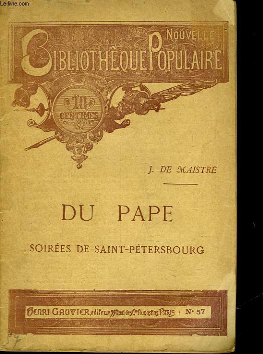 DU PAPE SOIREES DE SAINT-PETERSBOURG - N57