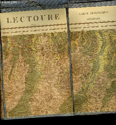 LECTOURE 217 - CARTE TOPOGRAPHIQUE DE L'ETAT MAJOR - CARTE GEOLOGIE DETAILLEE