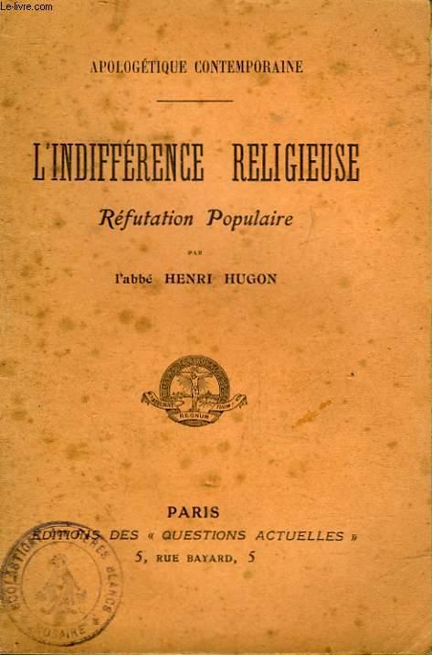 L'INDIFFERENCE RELIGIEUSE - REFUTATION POPULAIRE