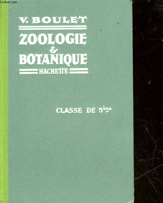 ZOOLOGIE ET BOTANIQUE - CLASSE DE 5
