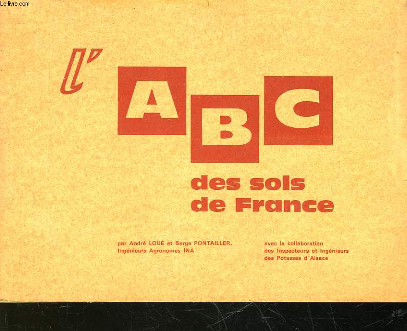 L'ABC DES SOLS DE FRANCE