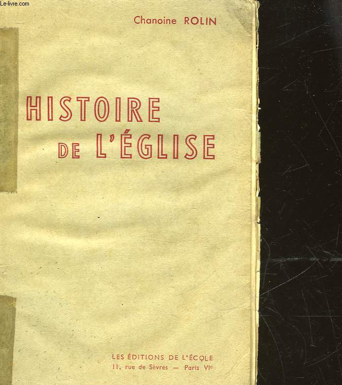 HISTOIRE DE L'EGLISE - N21