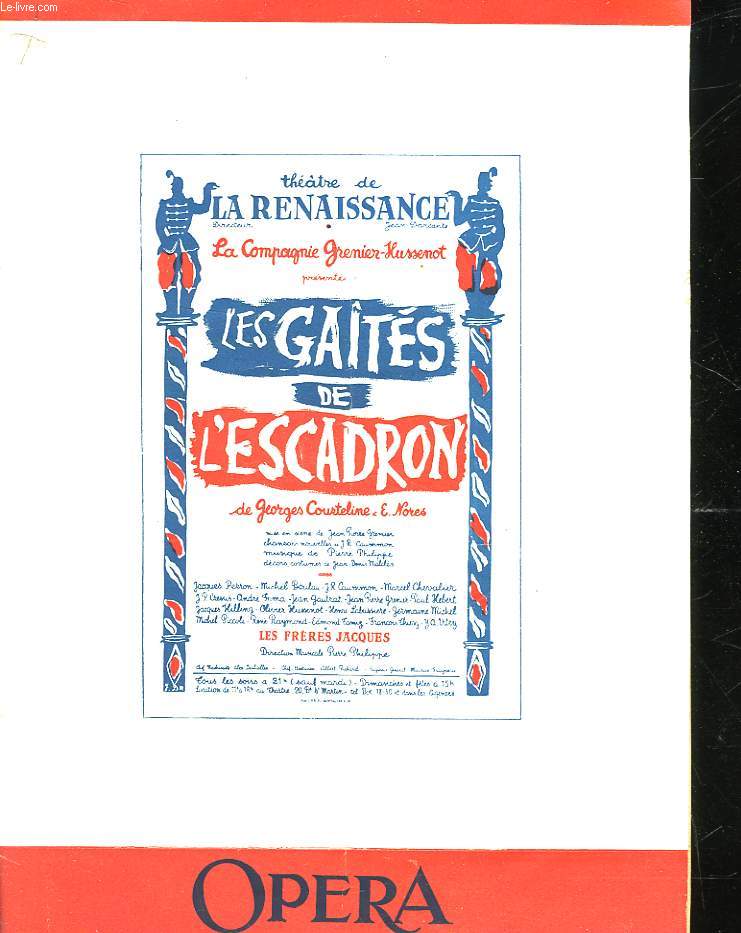 LES GAITES DE L'ESCADRON - PIECE EN 9 TABLEAUX