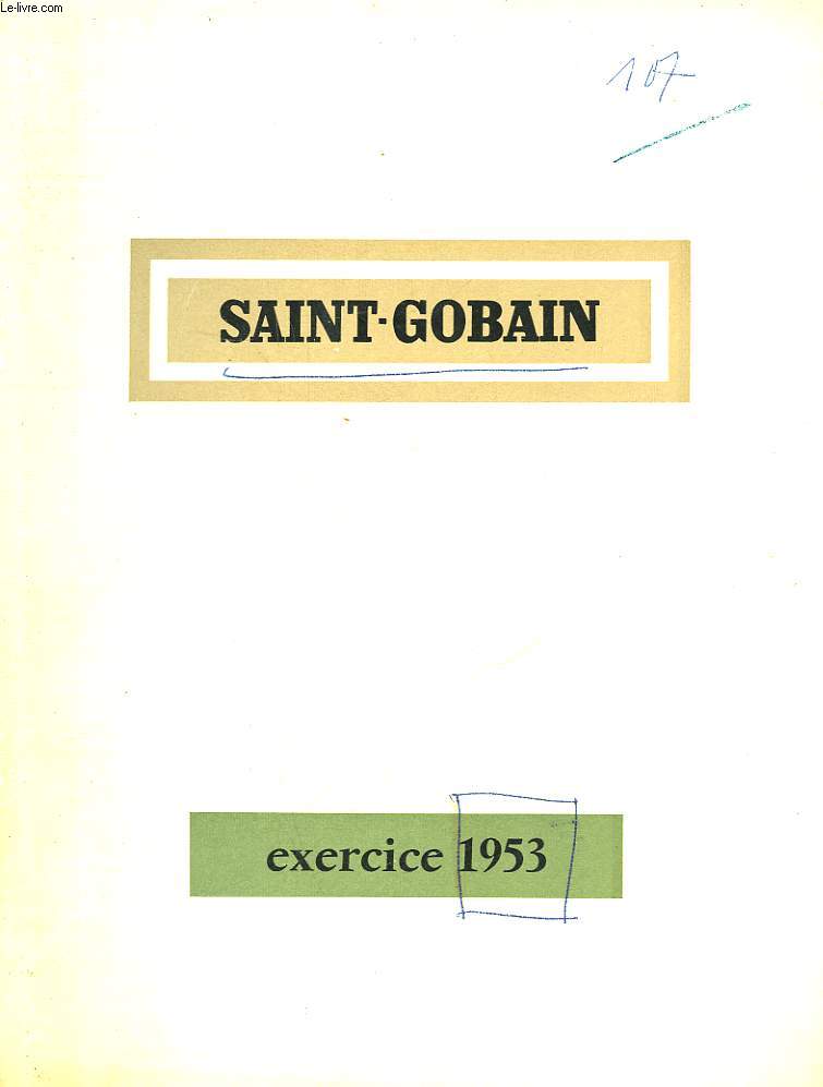 SAINT-GOBAIN - ASSEMBLEE GENERAL ORDINAIRE