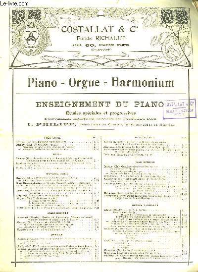 COSTALLAT ET CIE - PIANO - ORGUE - HARMONIUM
