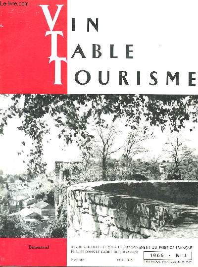VIN TABLE TOURISME - 9 ANNEE - N1