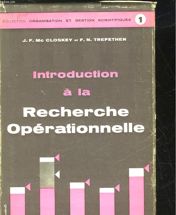 INTRODUCTION A LA RECHERCHE OPERATIONNELLE - 1