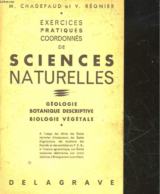 EXERCICES PRATIQUES COORDONNES DE SCIENCES NATURELLES