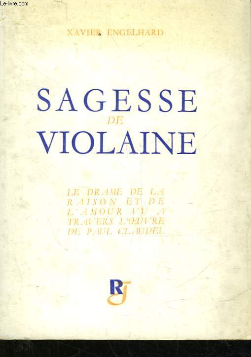 SAGESSE DE VIOLAINE