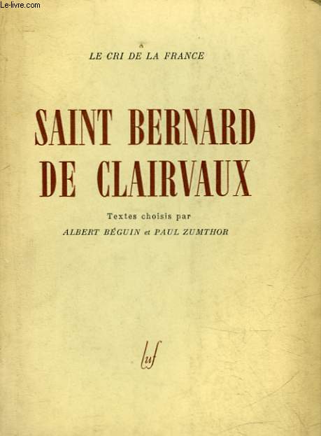 SAINT BERNARD DE CLAIRVAUX