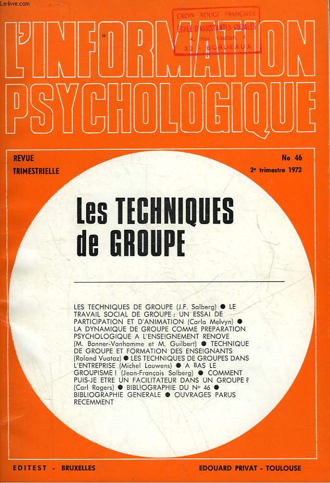 L'INFORMATION PSYCHOLOGIQUE - 12 ANNEE - N46