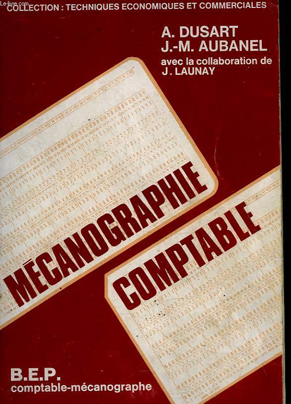 MECANOGRAPHIE COMPTABLE