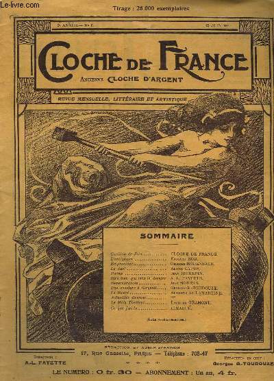 CLOCHE DE FRANCE - 2 ANNEE - N6