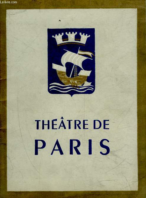 1 PROGRAMME - THEATRE DE PARIS - LA GRANDE OREILLE