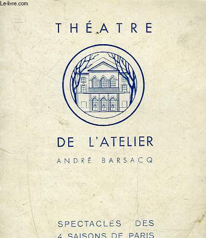 1 PROGRAMME - THEATRE DE L'ATELIER - L'INVITATION AU CHATEAU
