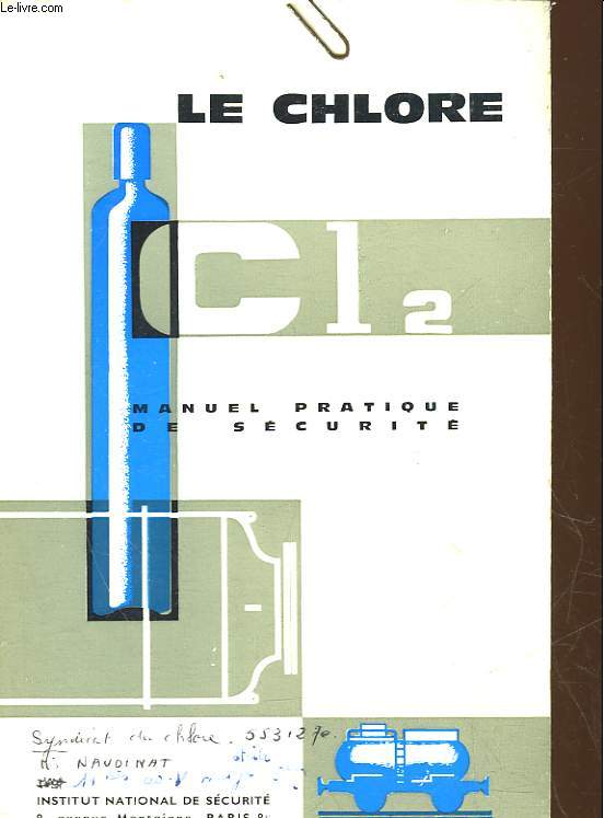 LE CHLORE - CL2 - MANUEL PRATIQUE DE SECURITE