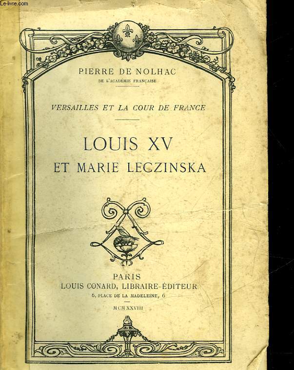 LOUIS XV ET MARIE LECZINSKA