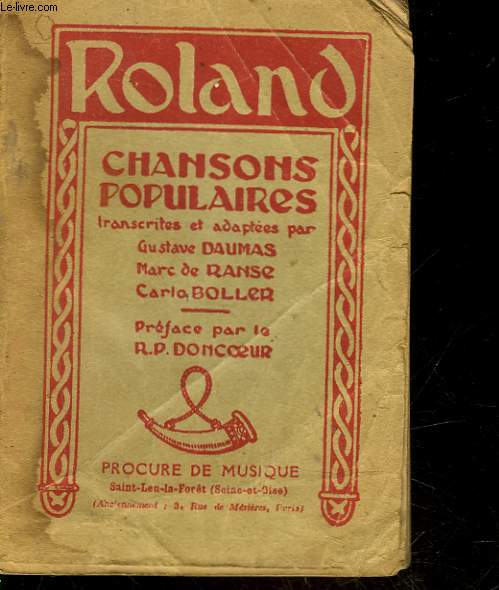ROLAND - CHASONS POPULAIRES