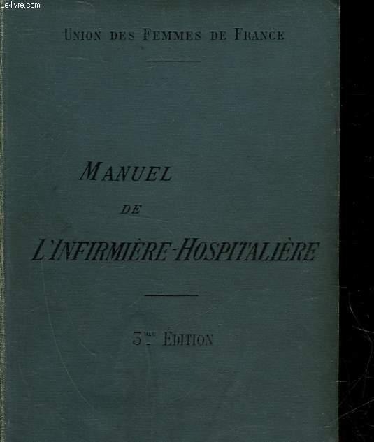 MANUEL DE L'INFIRMIERE-HOSPITALIERE