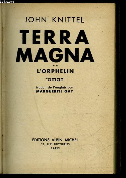 TERRA MAGNA - 2 -L'ORPHELINA