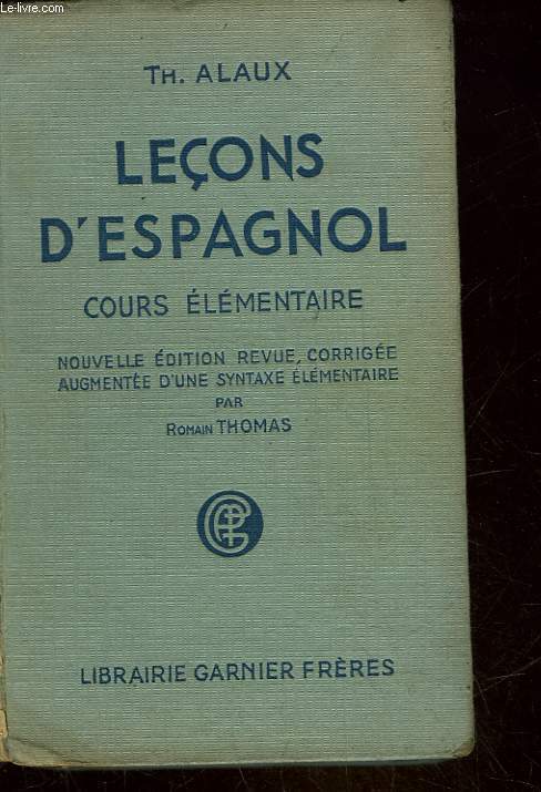 LECONS D'ESPAGNOL - COURS ELEMENTAIRE