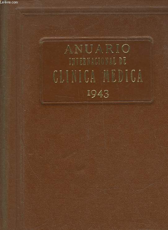 ANUARIO DE CLINICA MEDICA 1943