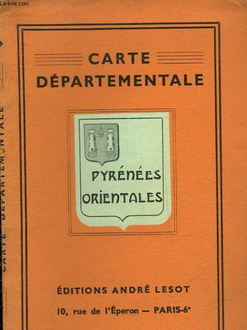 CARTE DEPARTEMENTALE - PYRENEES ORIENTALES