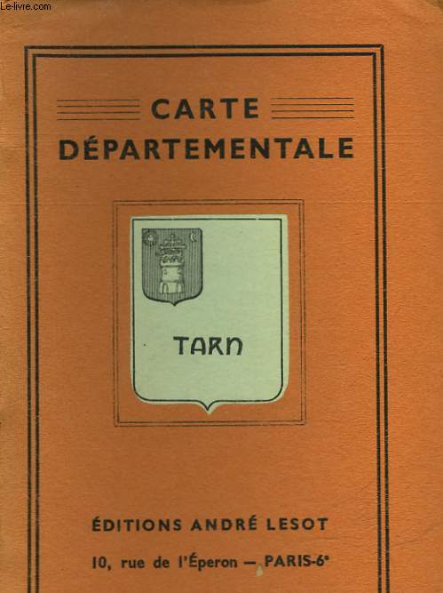 CARTE DEPARTEMENTALE - TARN