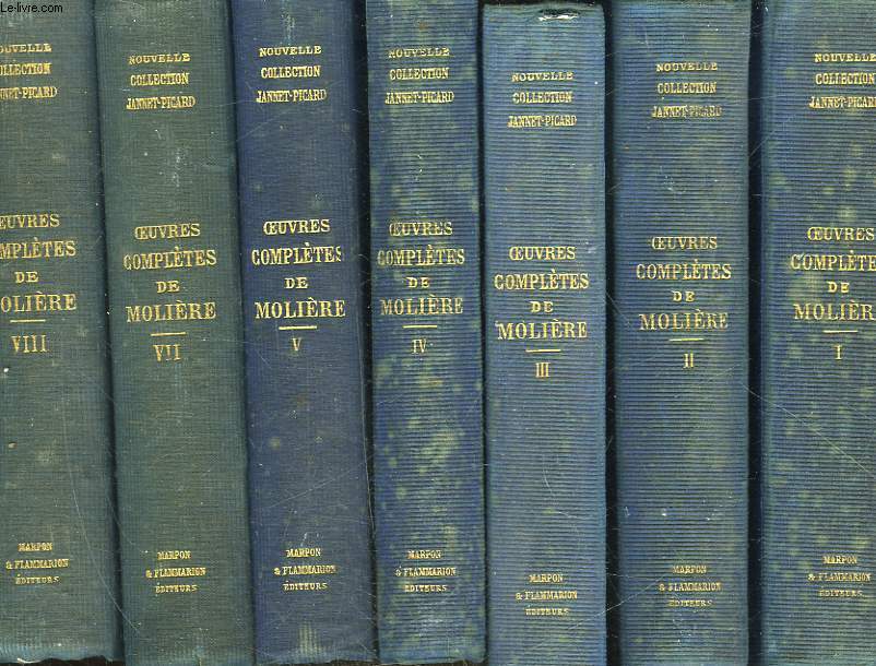 OEUVRES COMPLETE DE MOLIERE - 7 TOMES