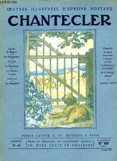 OEUVRES ILLUSTREES D'EDMOND ROSTAND - FASCICULE N 46 - CHANTECLER