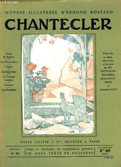 OEUVRES ILLUSTREES D'EDMOND ROSTAND - FASCICULE N 52 - CHANTECLER