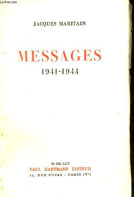 MESSAGES 1941 - 1944