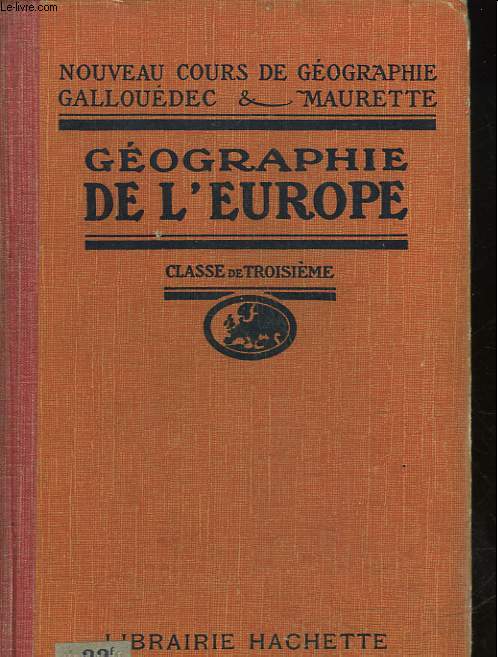 GEOGRAPHIE DE L'EUROPE - CLASSE DE 3