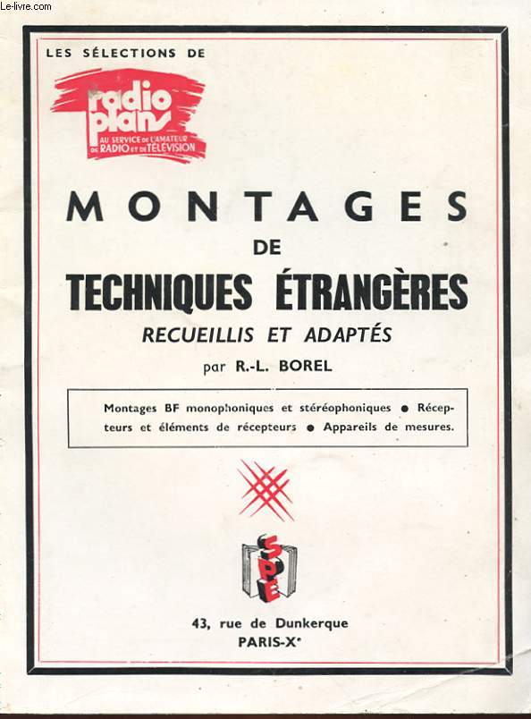 MONTAGES DE TECHNIQUES ETRANGERES - N8