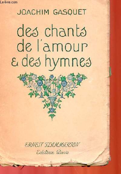 DES CHANTS DE L'AMOUR & DES RYTHMES