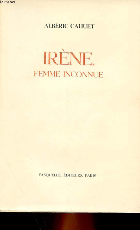 IRENE, FEMME INCONNUE