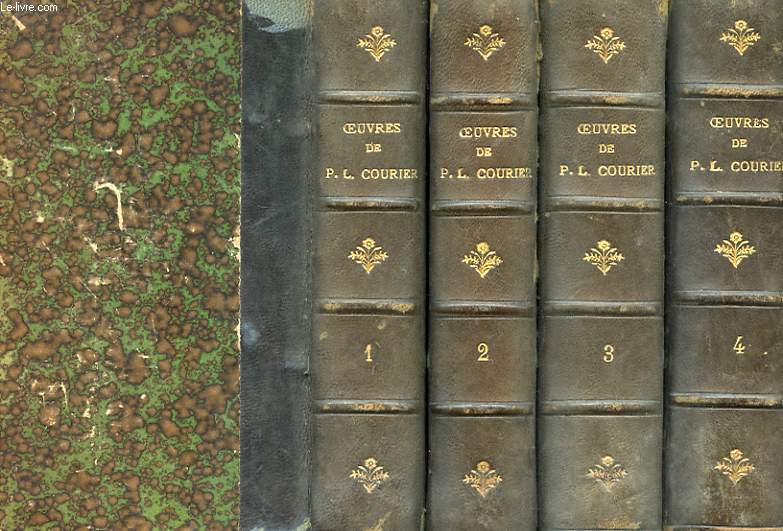 OEUVRES COMPLETES DE P.-L. COURIER TOME 1, 2 & 3