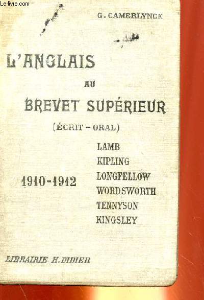 L'ANGLAIS AU BREVET SUPERIEUR (ECRIT-ORAL)