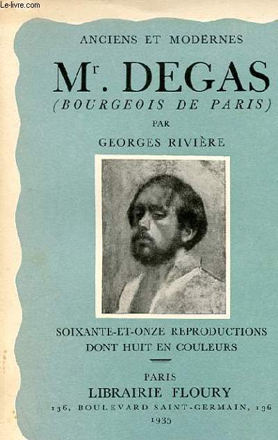 Mr DEGAS (BOURGEOIS DE PARIS)