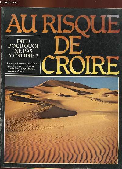 AU RISQUE DE CROIRE, TOME 1 : DIEU, POURQUOI Y CROIRE ?