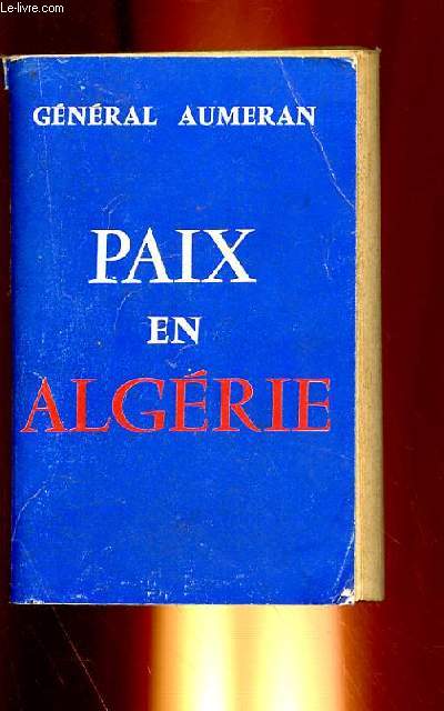 PAIX EN ALGERIE